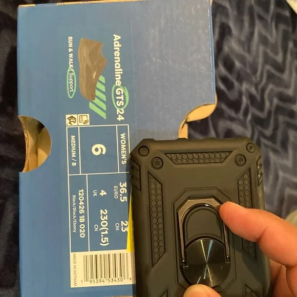 Brooks Adrenaline GTS 24 Women's Sneakers - Blue and Black - Picture 6 of 6